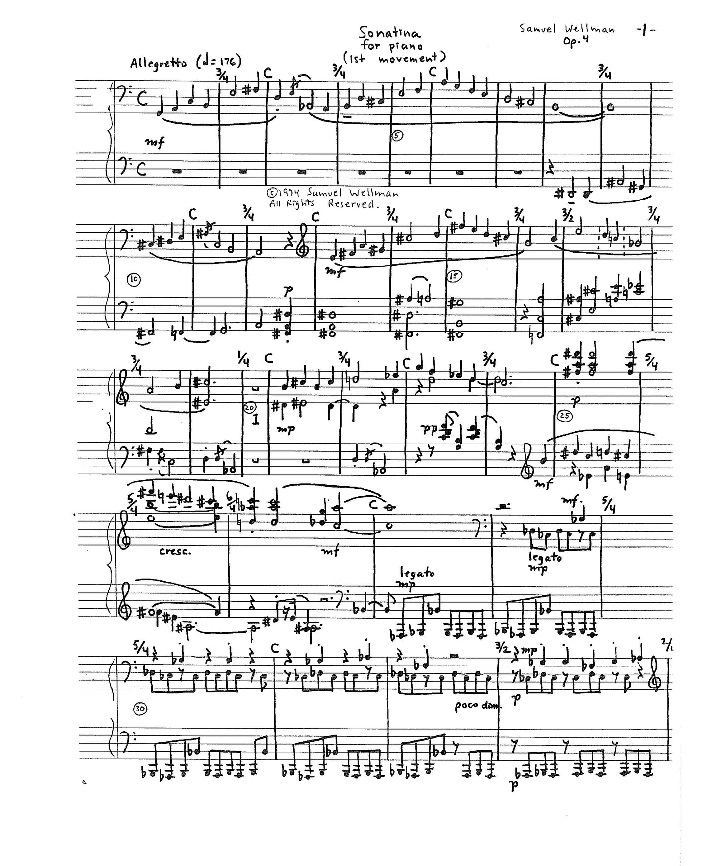 SONATINA OPUS 4