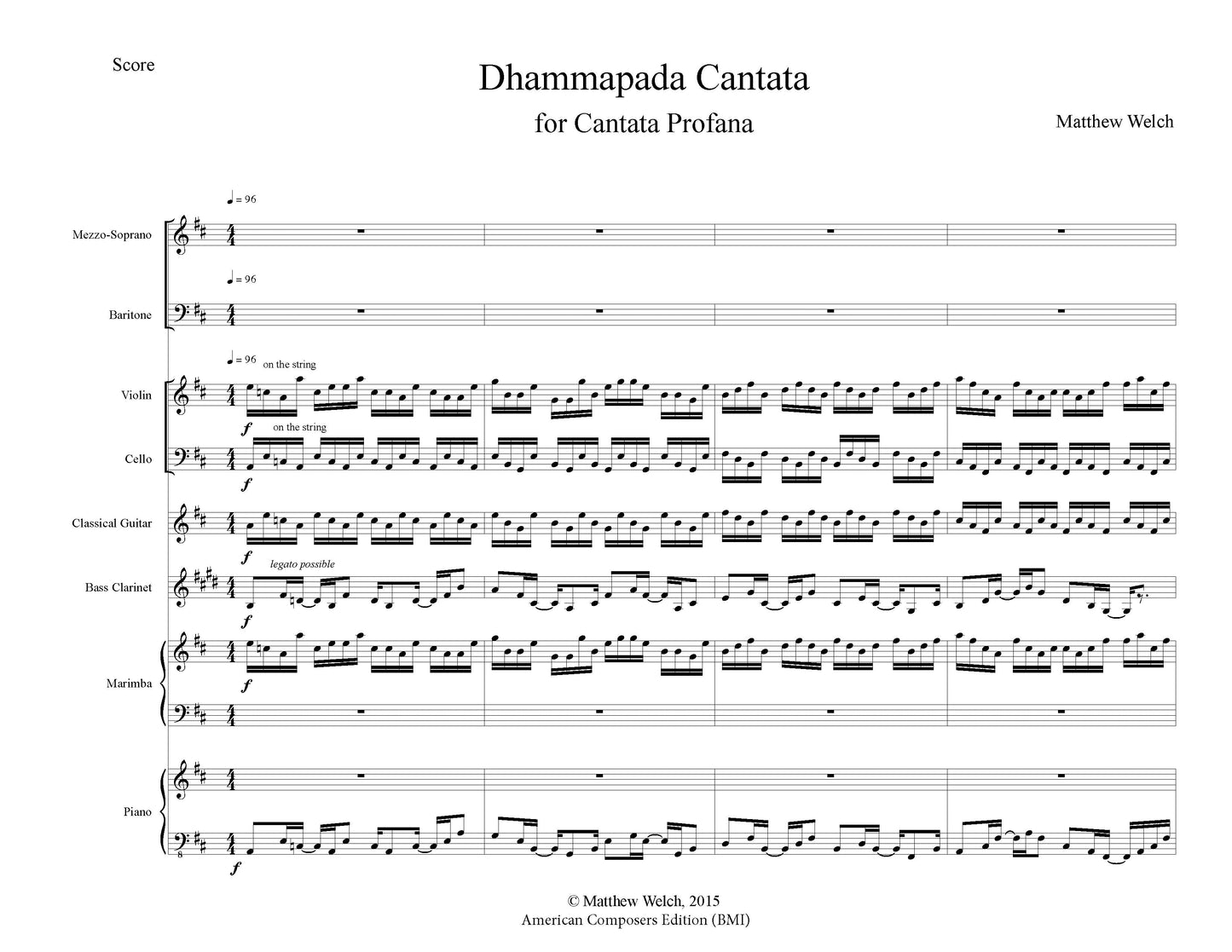 Dhammapada Cantata