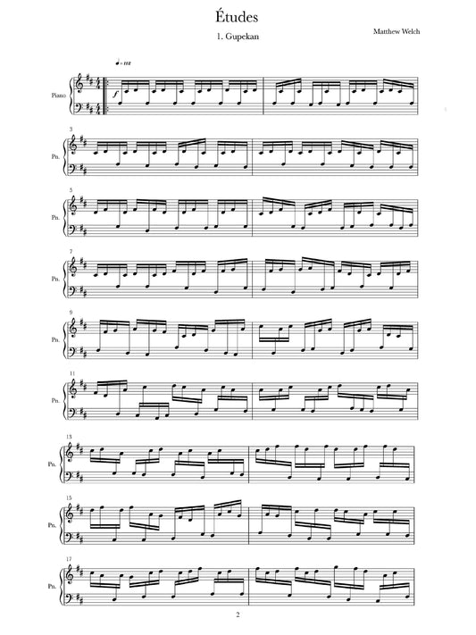 ETUDES FOR PIANO