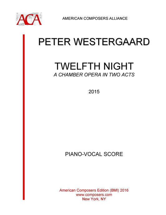 TWELFTH NIGHT Acts 1 and 2 PV