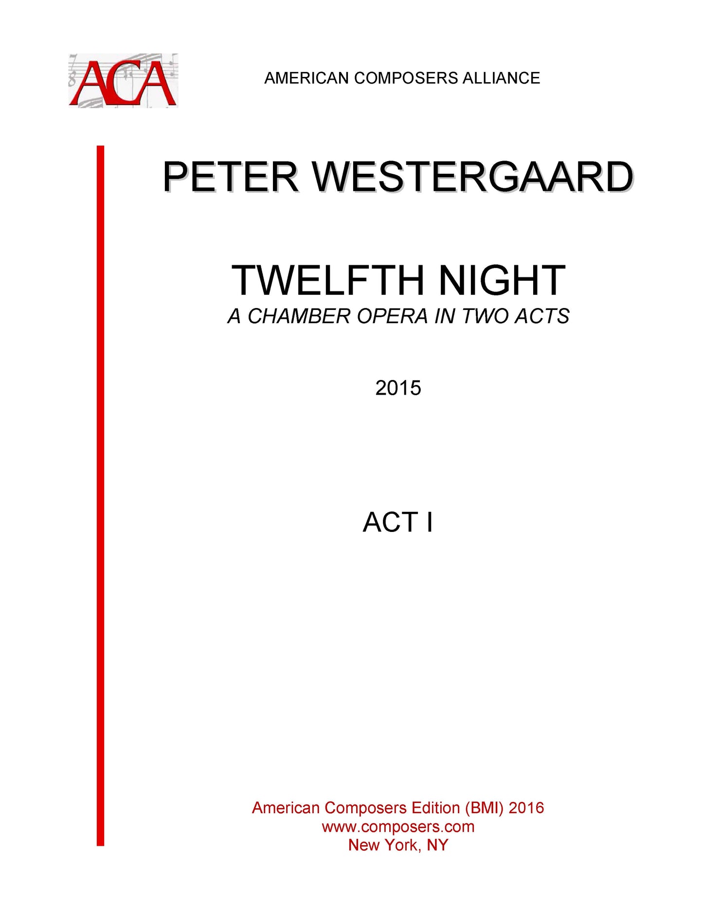 TWELFTH NIGHT Act 1