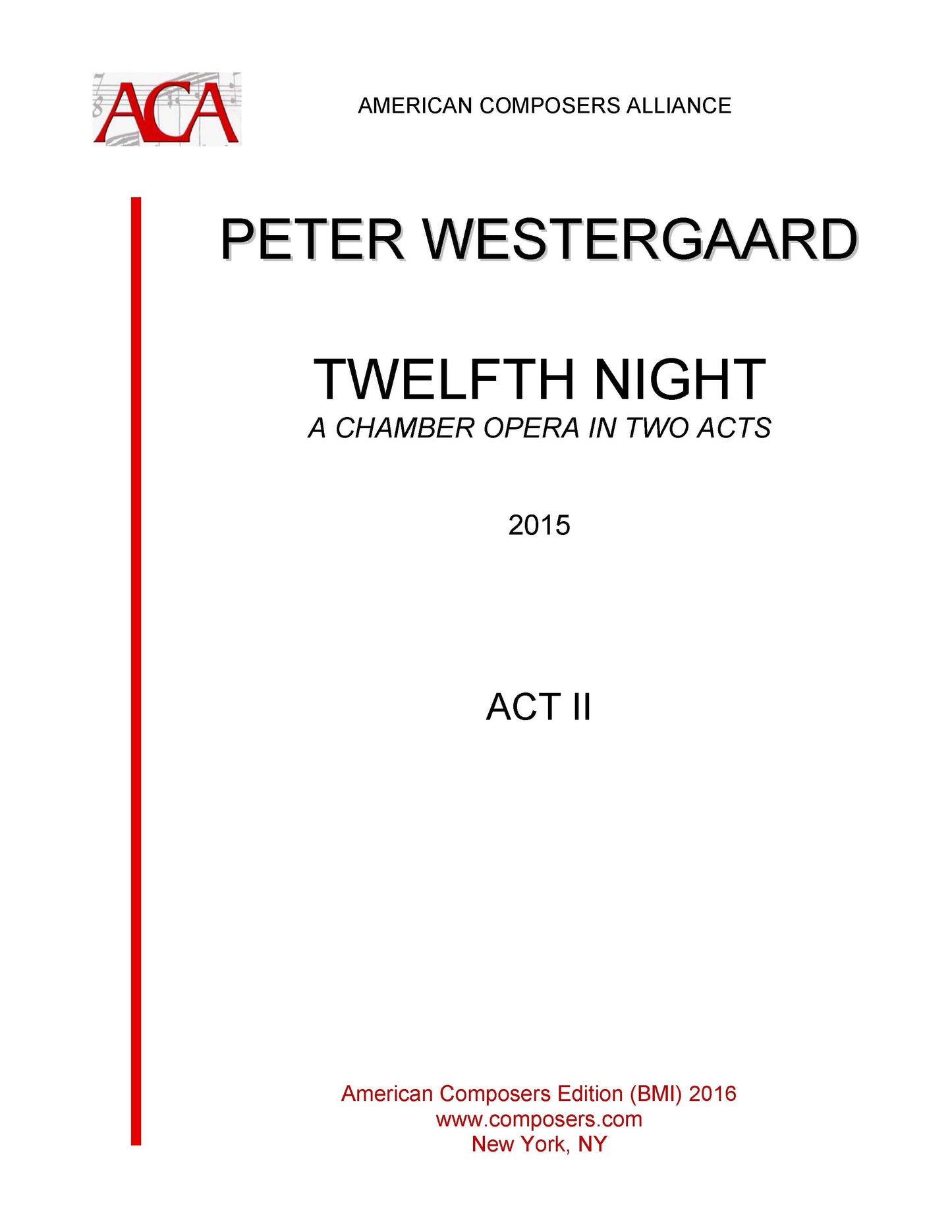 TWELFTH NIGHT Act 2