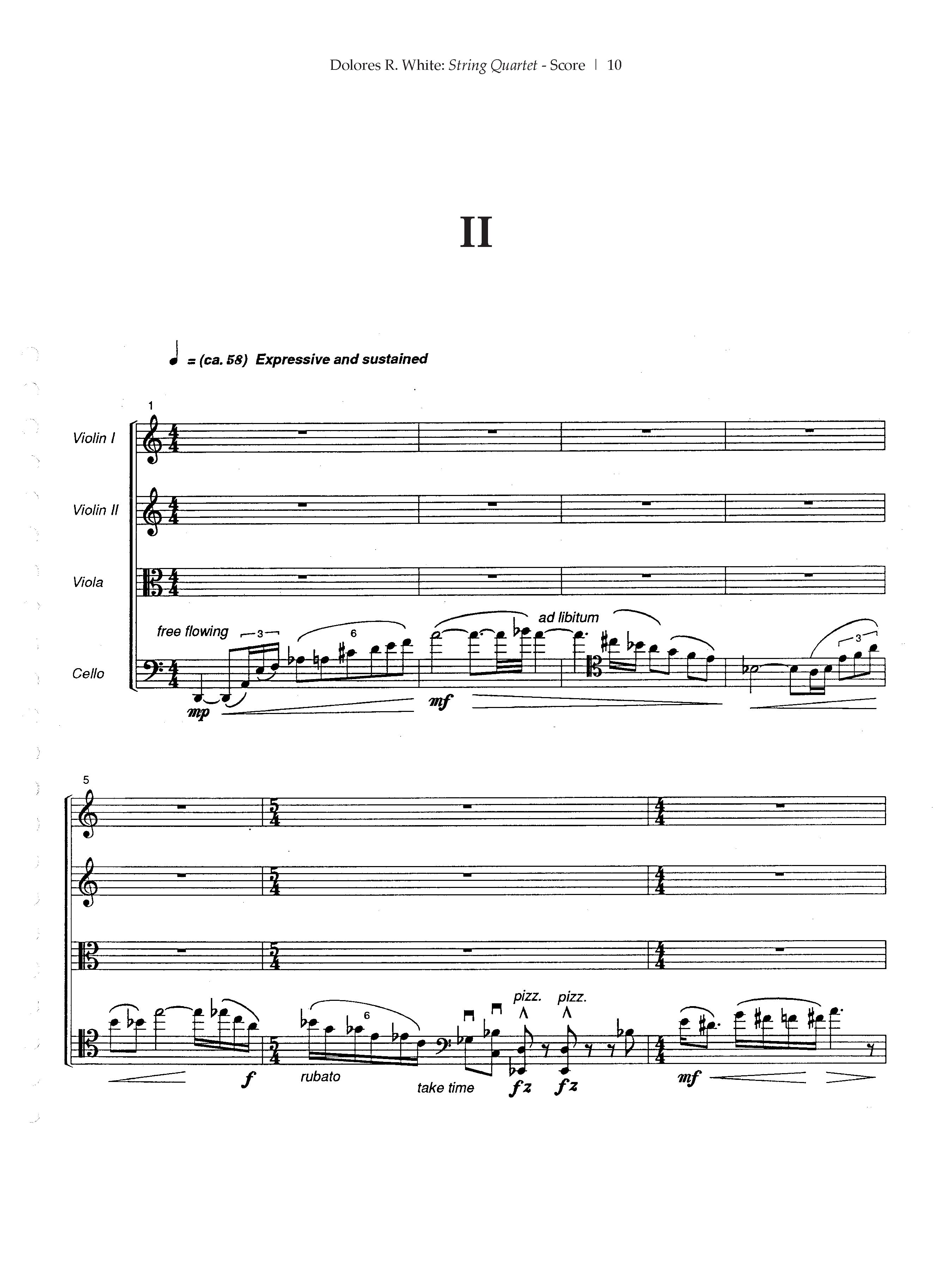 String Quartet – American Composers Alliance