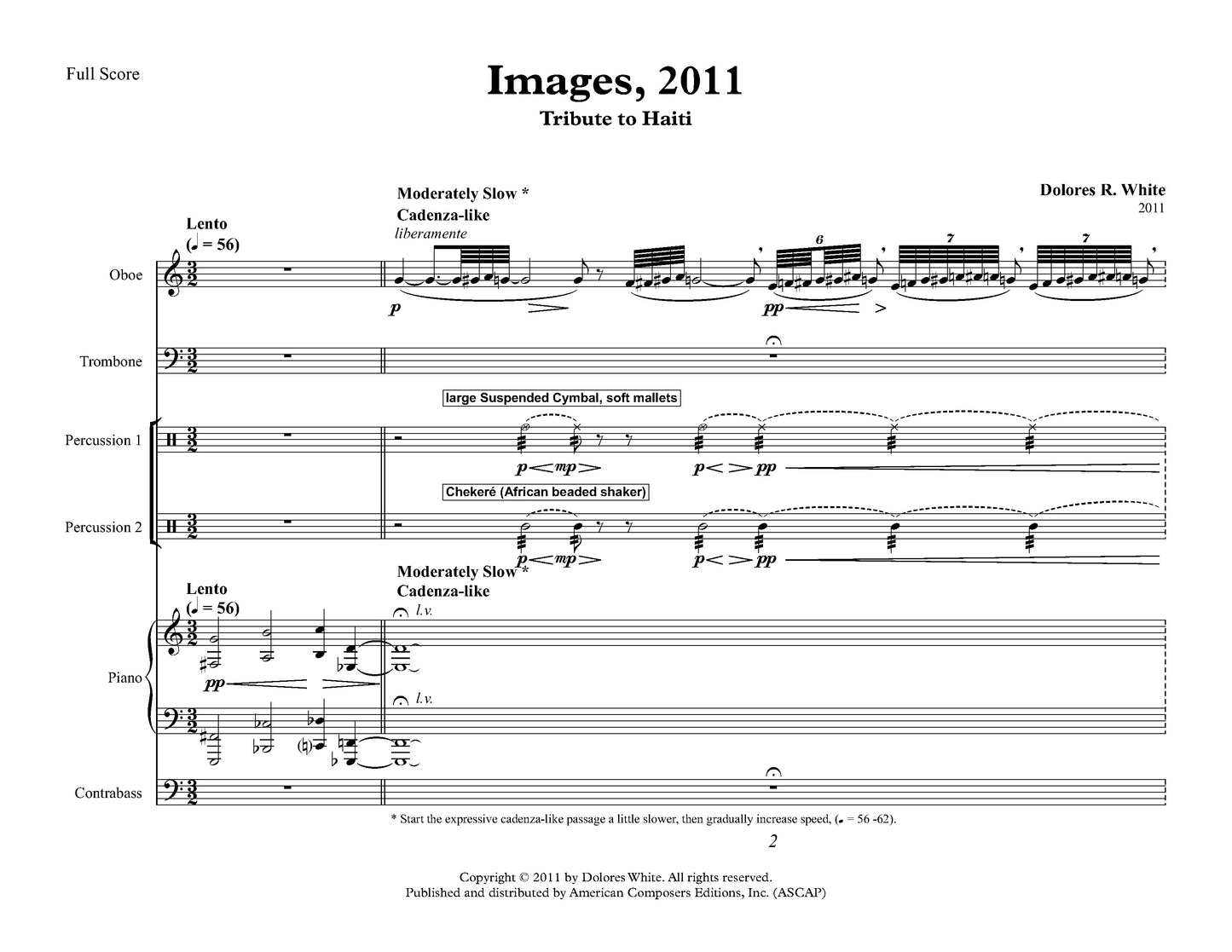 Images, 2011: Tribute to Haiti