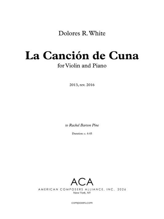 La Canción de Cuna