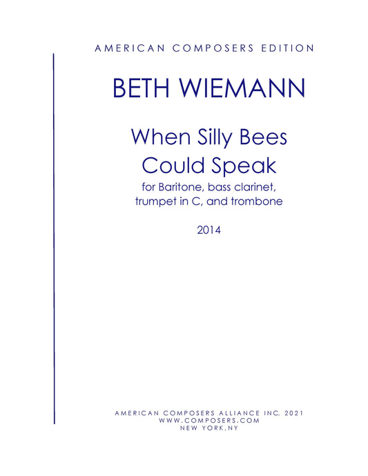 WHEN SILLY BEES COULD SPEAK