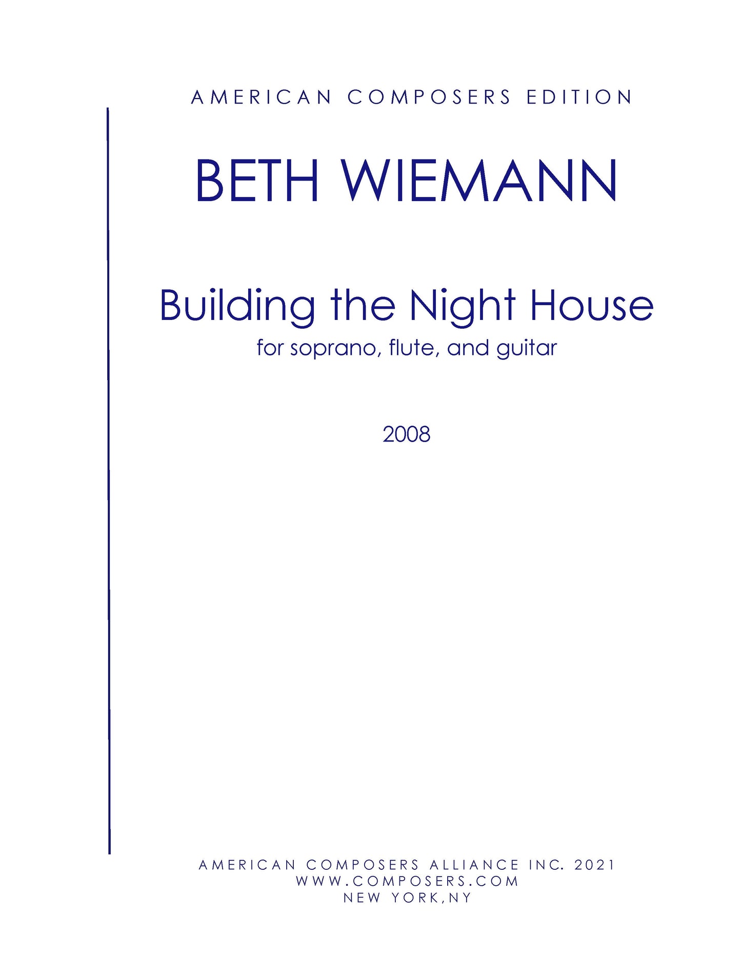 BUILDING THE NIGHT HOUSE