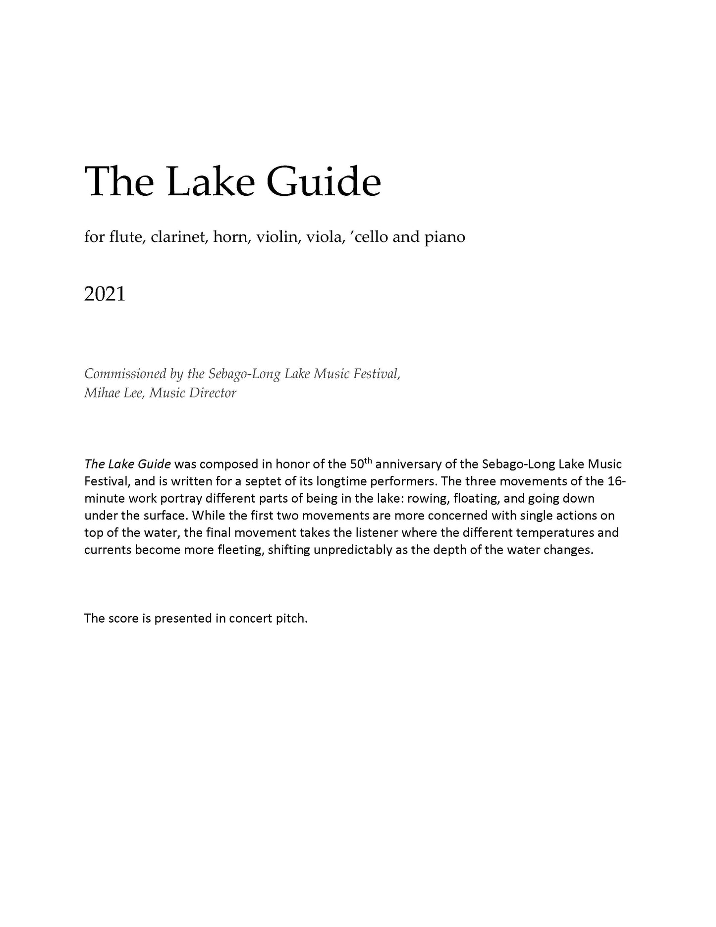 Lake Guide