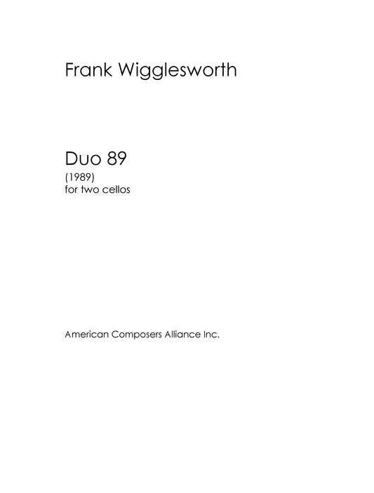 DUO 89 for two cellos