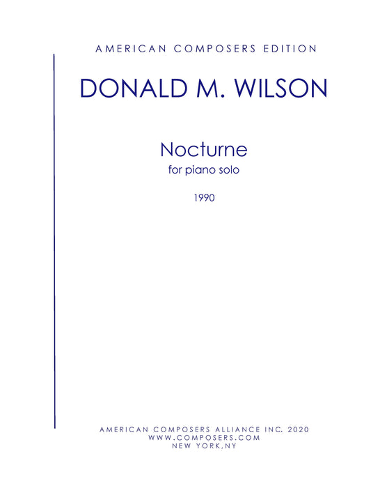 NOCTURE for piano