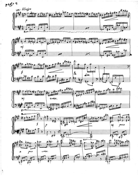 SIX PRELUDES FOR PIANO