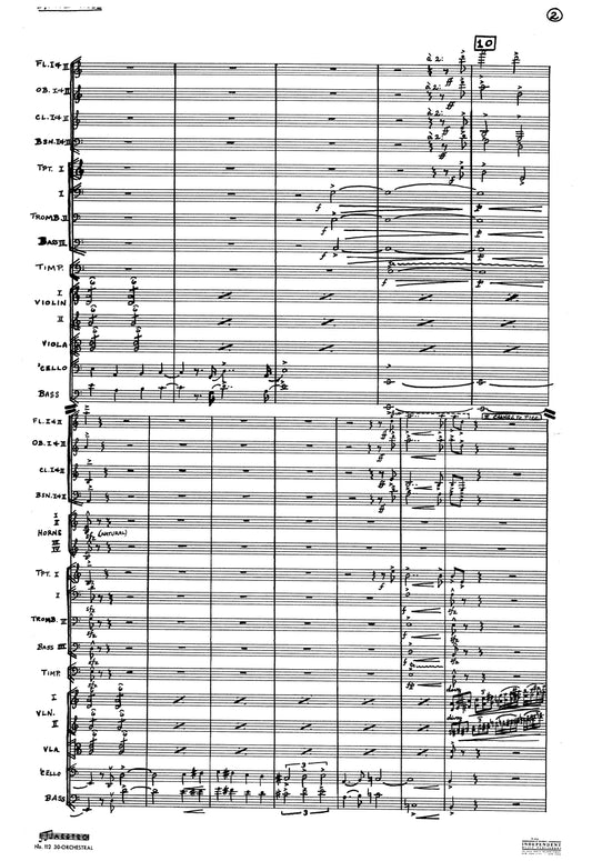 SYMPHONY NO. 2 (In One Movement)