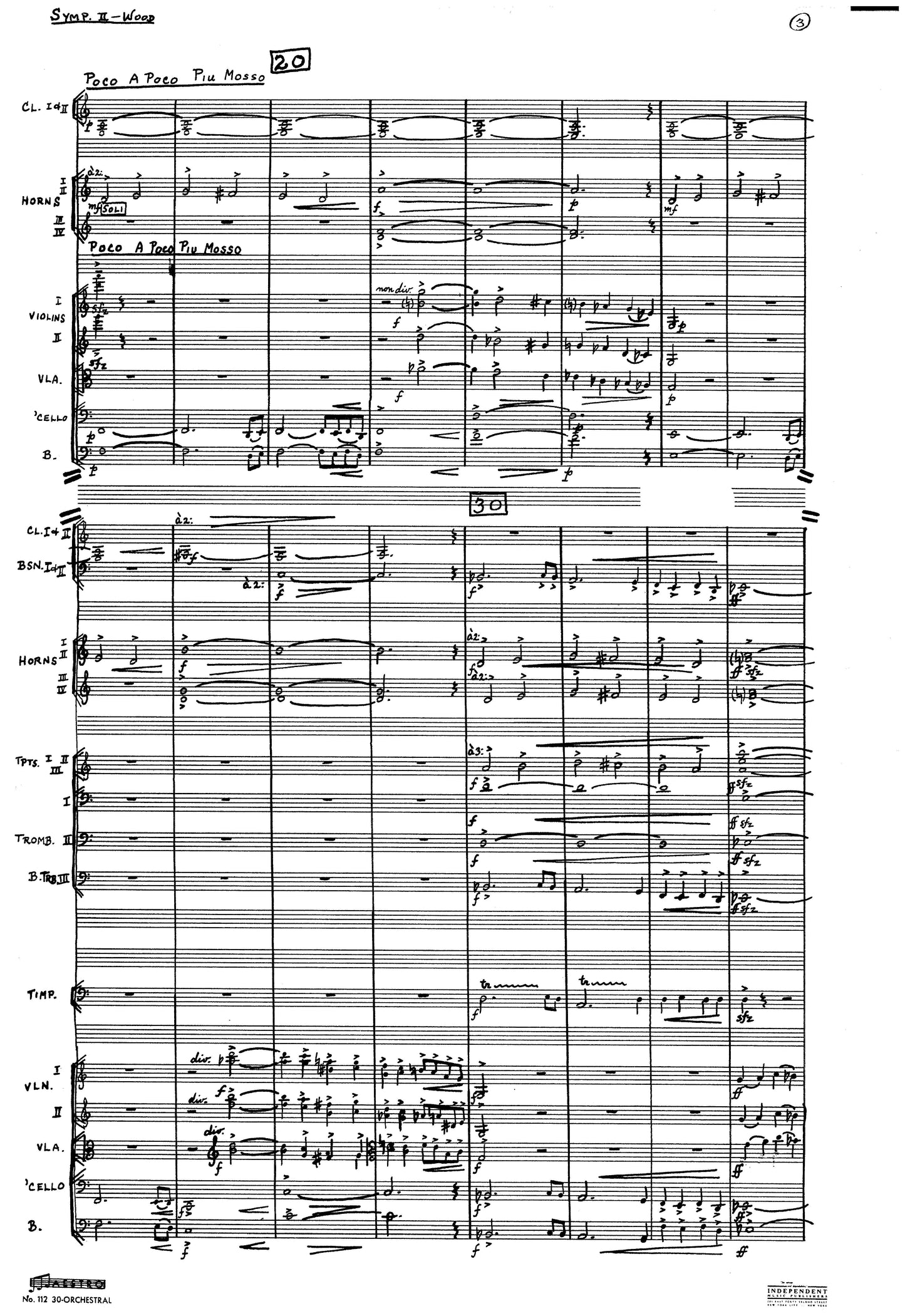 SYMPHONY NO. 2 (In One Movement)