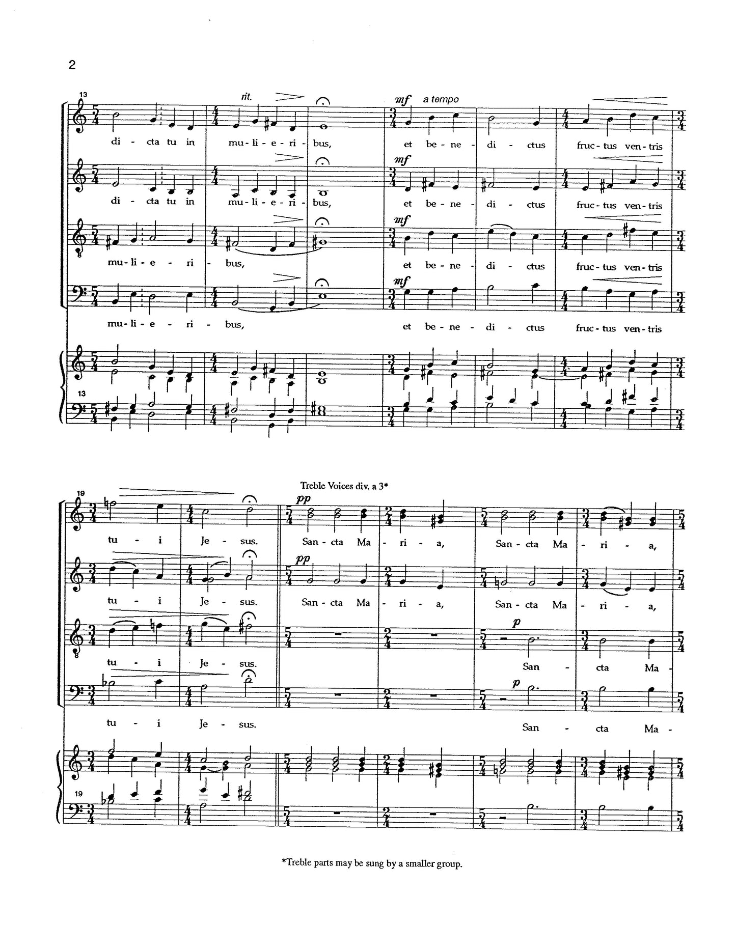 ALEXANDRIA SUITE - SATB with chamber orchestra