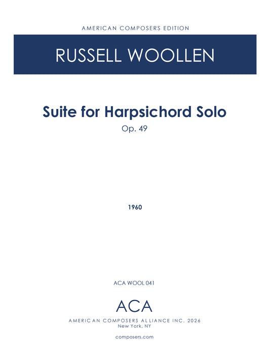 Suite for Harpischord, Op. 49
