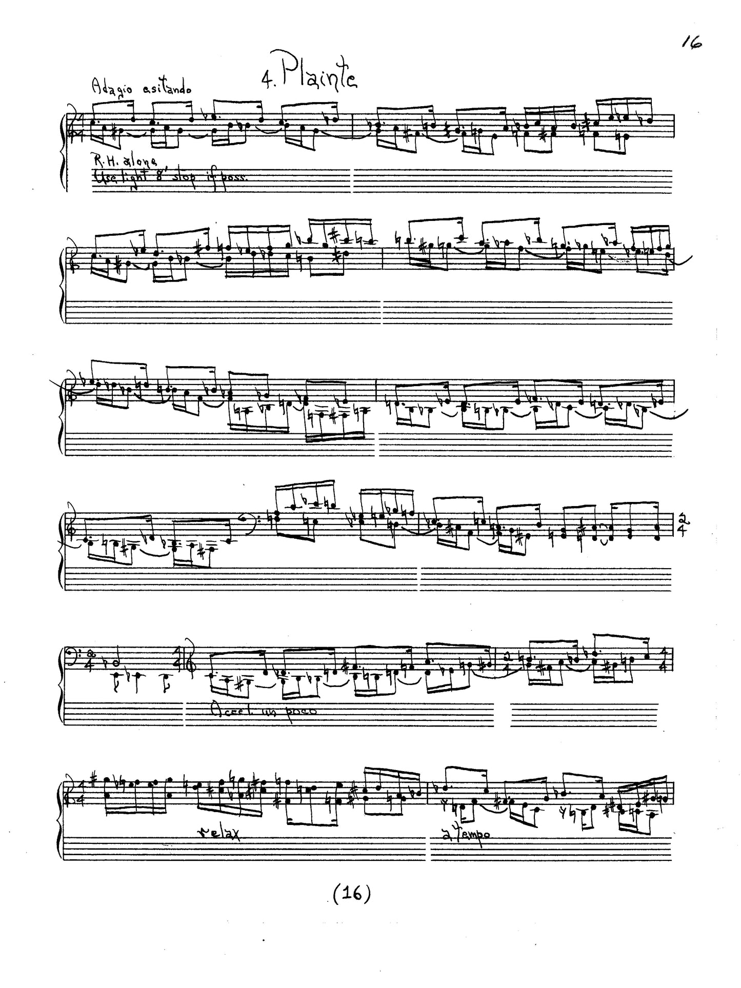 Suite for Harpischord, Op. 49