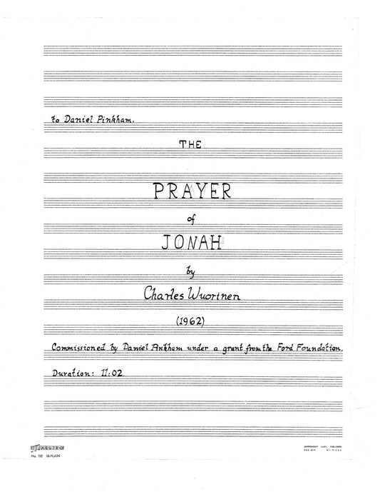 PRAYER OF JONAH