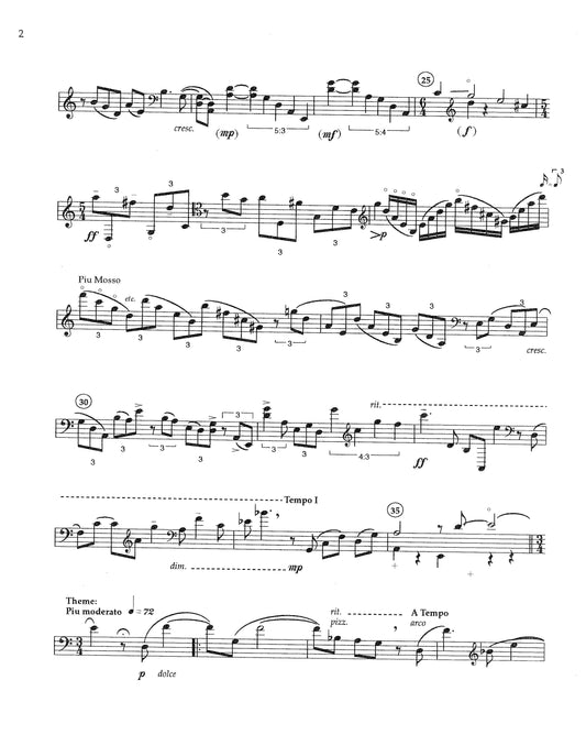 VARIATIONS FOR SOLO CONTRABASS