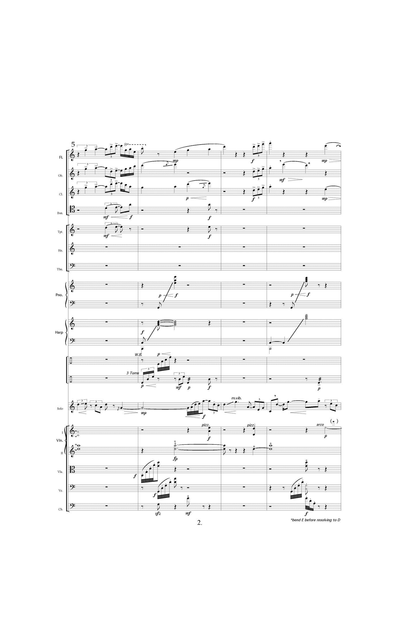 CONCERTO FOR CONTRABASS AND CHAMBER ORCHESTRA