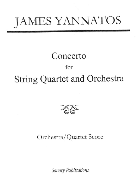 CONCERTO FOR STRING QUARTET & ORCHESTRA