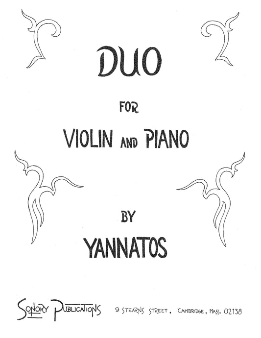 DUO FOR VIOLIN AND PIANO