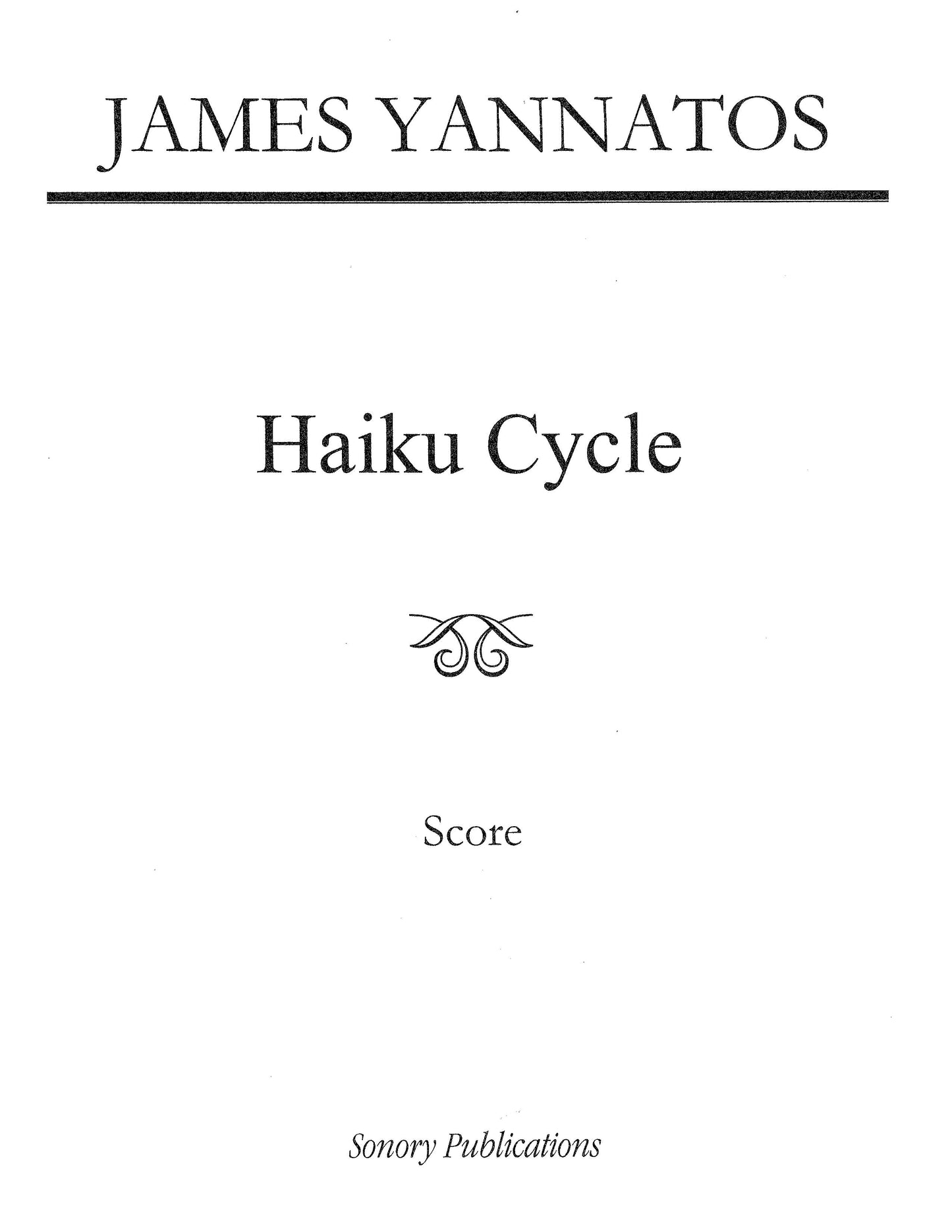 HAIKU CYCLE