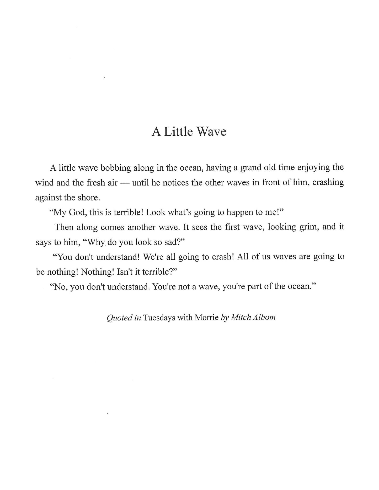 LITTLE WAVE