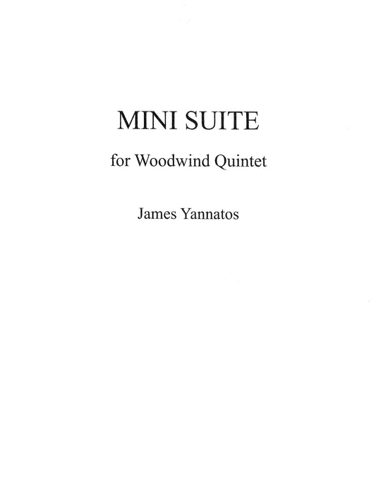 MINI SUITE FOR WOODWIND QUINTET