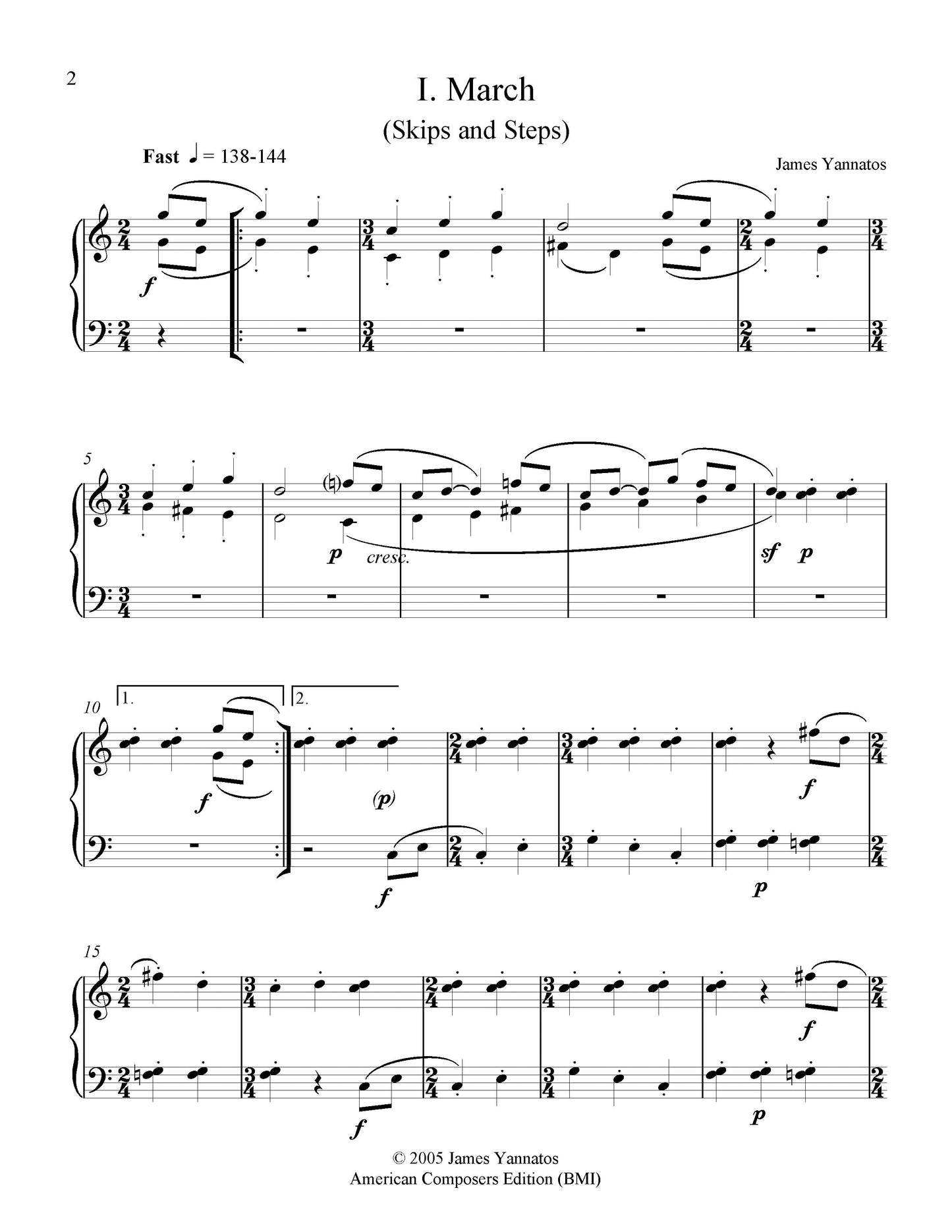 MINI SUITE: THREE PIECES FOR PIANO