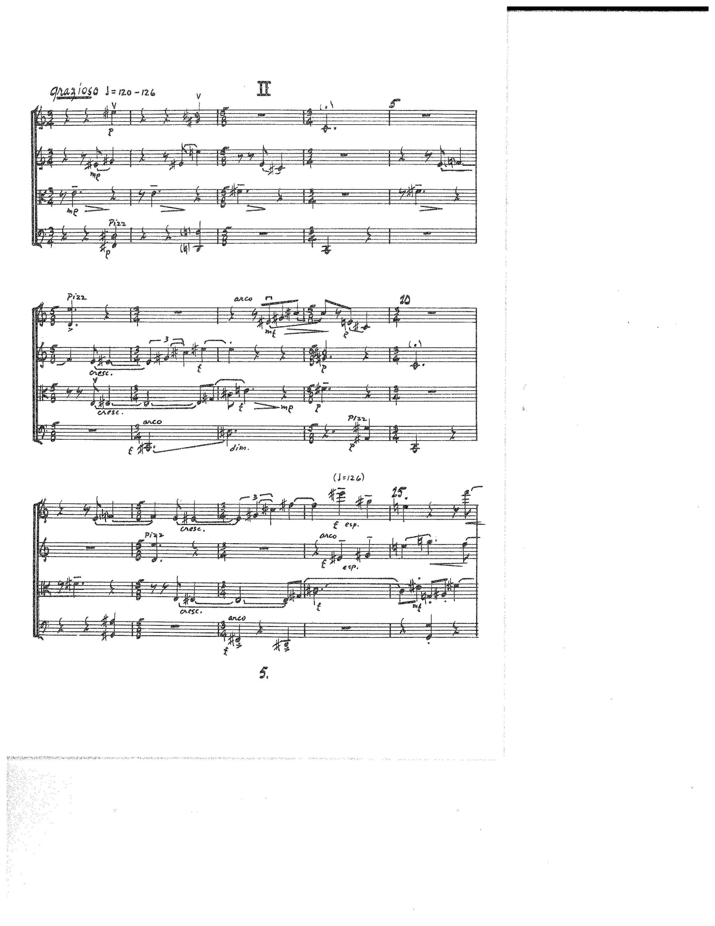 STRING QUARTET NO. 1