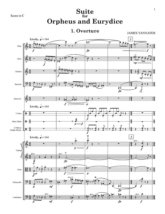 SUITE FOR ORPHEUS AND EURYDICE