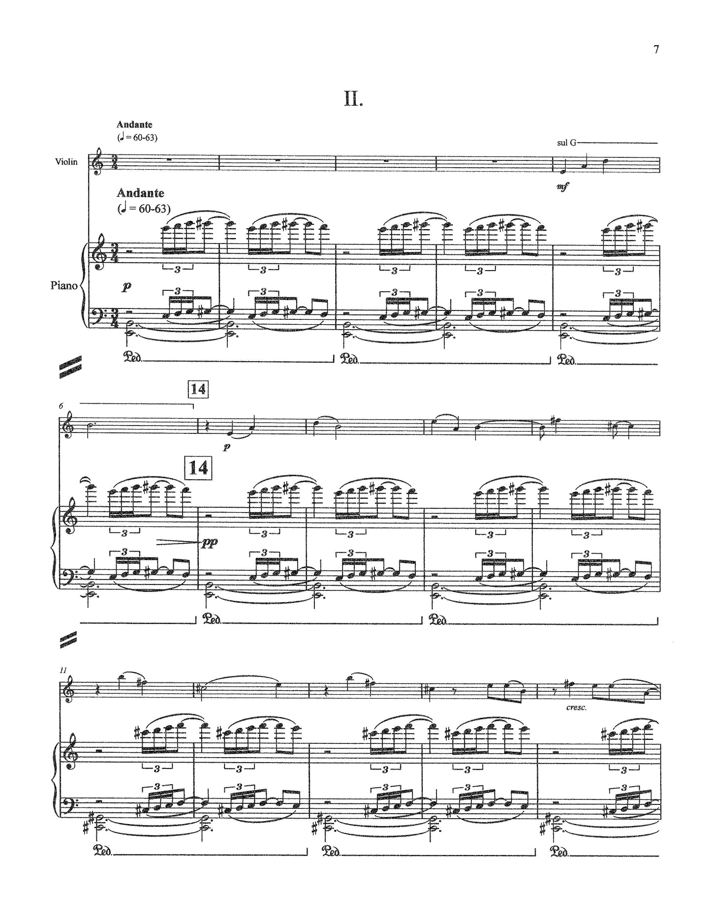 THREE DANCES FOR VIOLIN AND PIANO