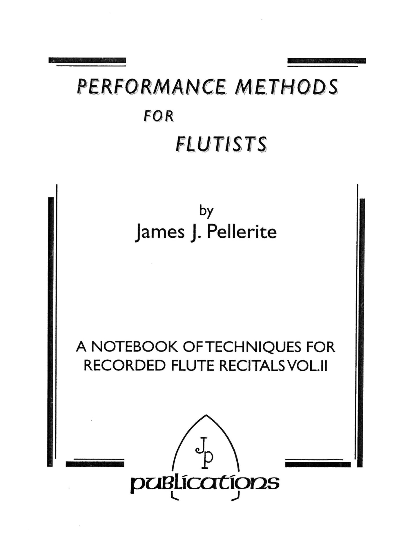 Performance Methods for Flutists