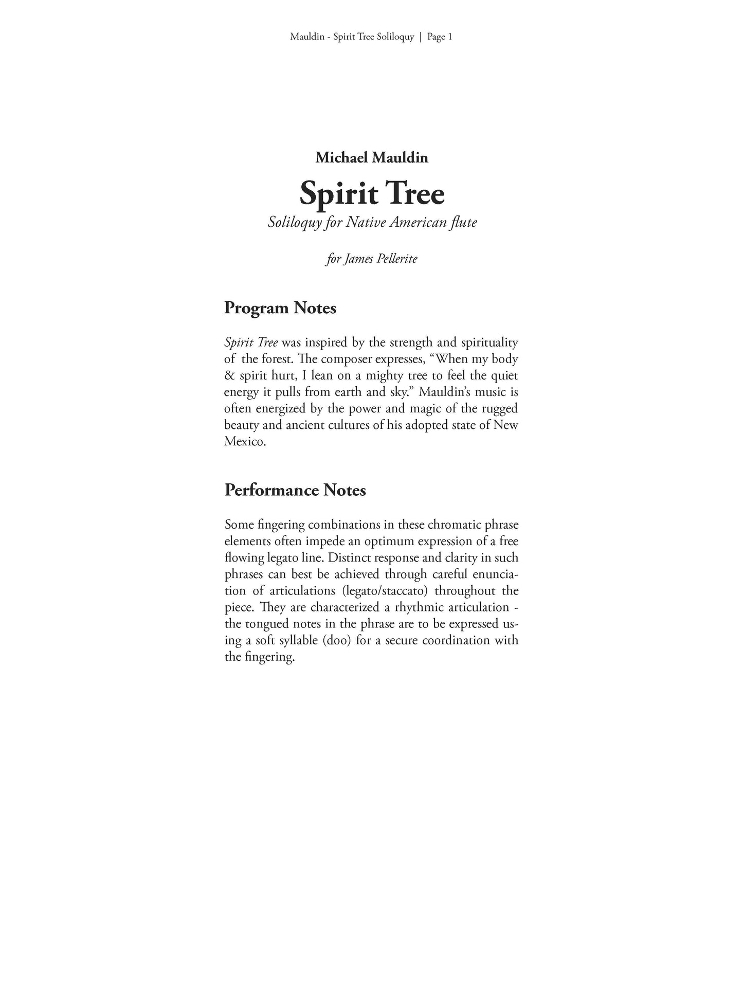 Spirit Tree Soliloquy