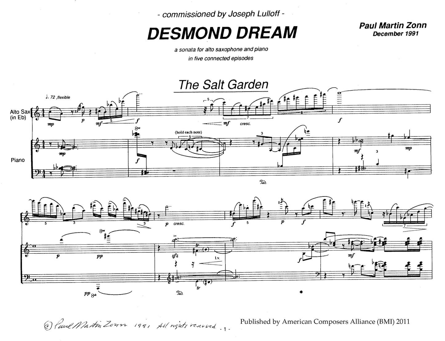 DESMOND DREAM