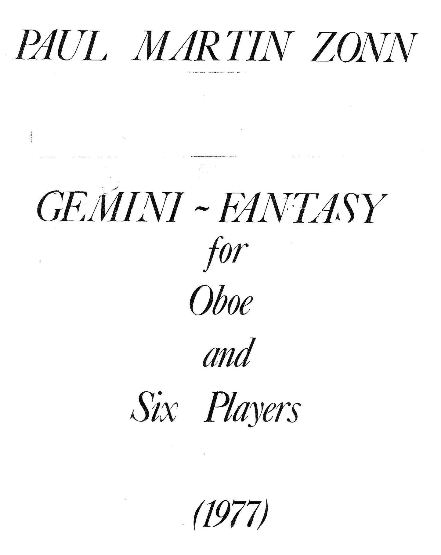 GEMINI FANTASY