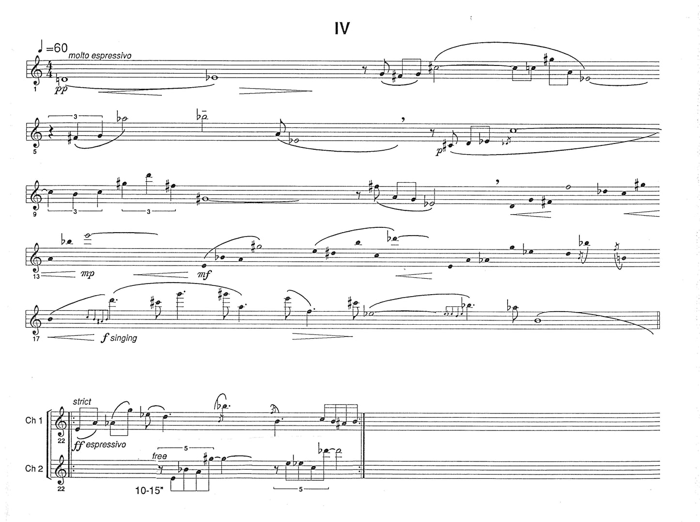 CLONING OF... A THEATRE PIECE FOR ... AND SELF GENERATED TAPE