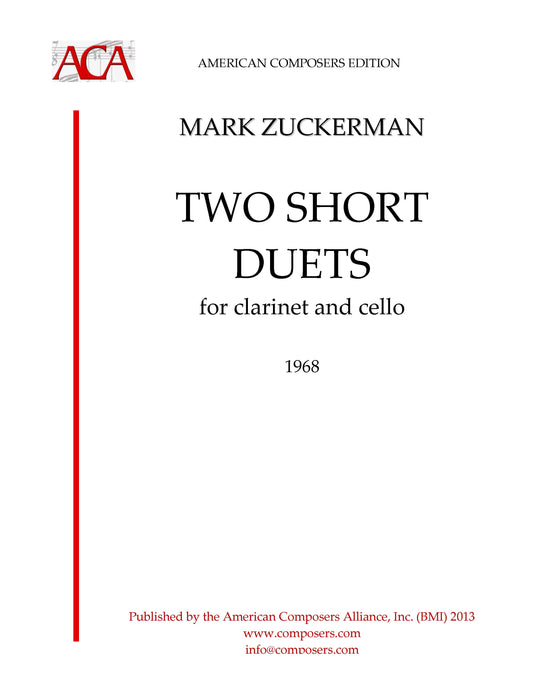 TWO SHORT DUETS