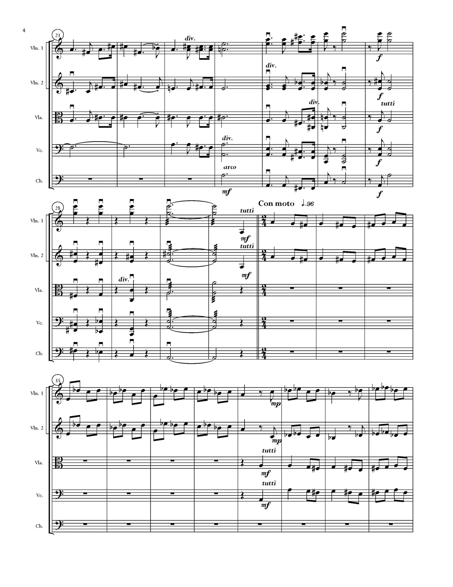 INTRODUCTION AND FUGUE for string orchestra