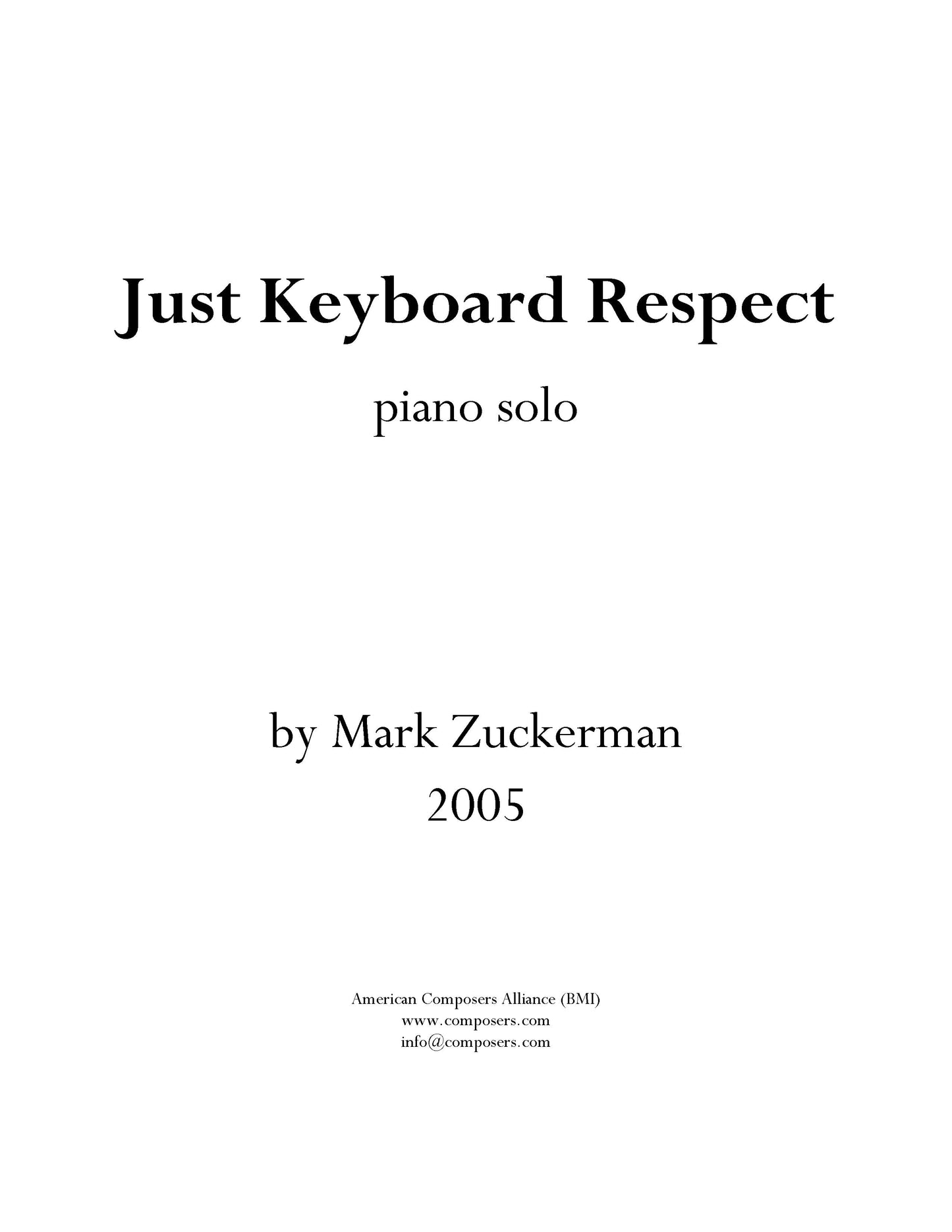 JUST KEYBOARD RESPECT