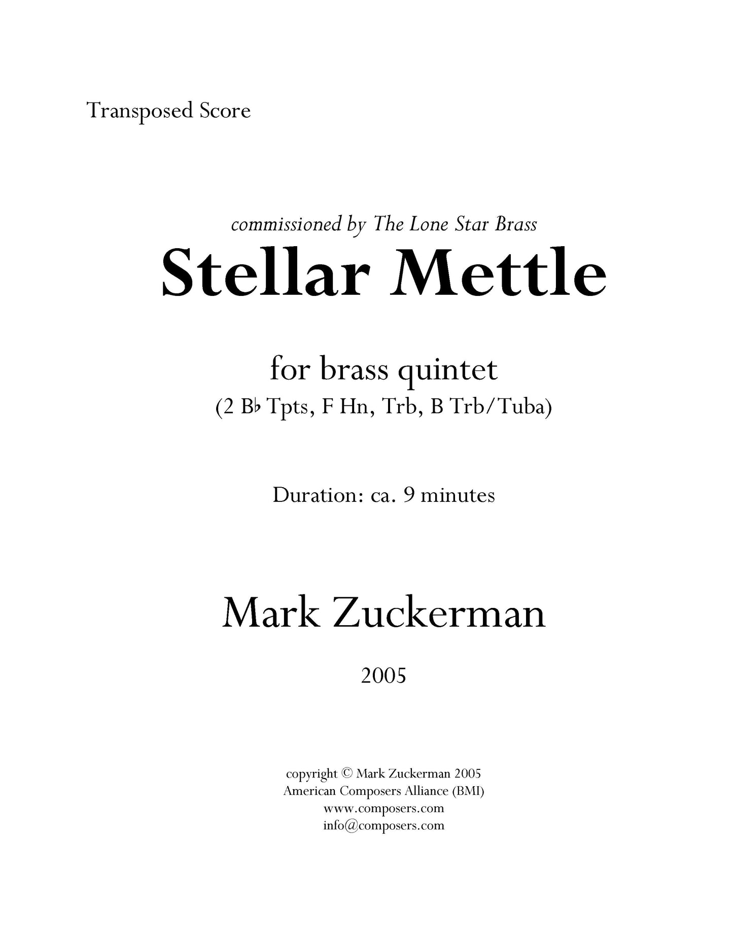 STELLAR METTLE