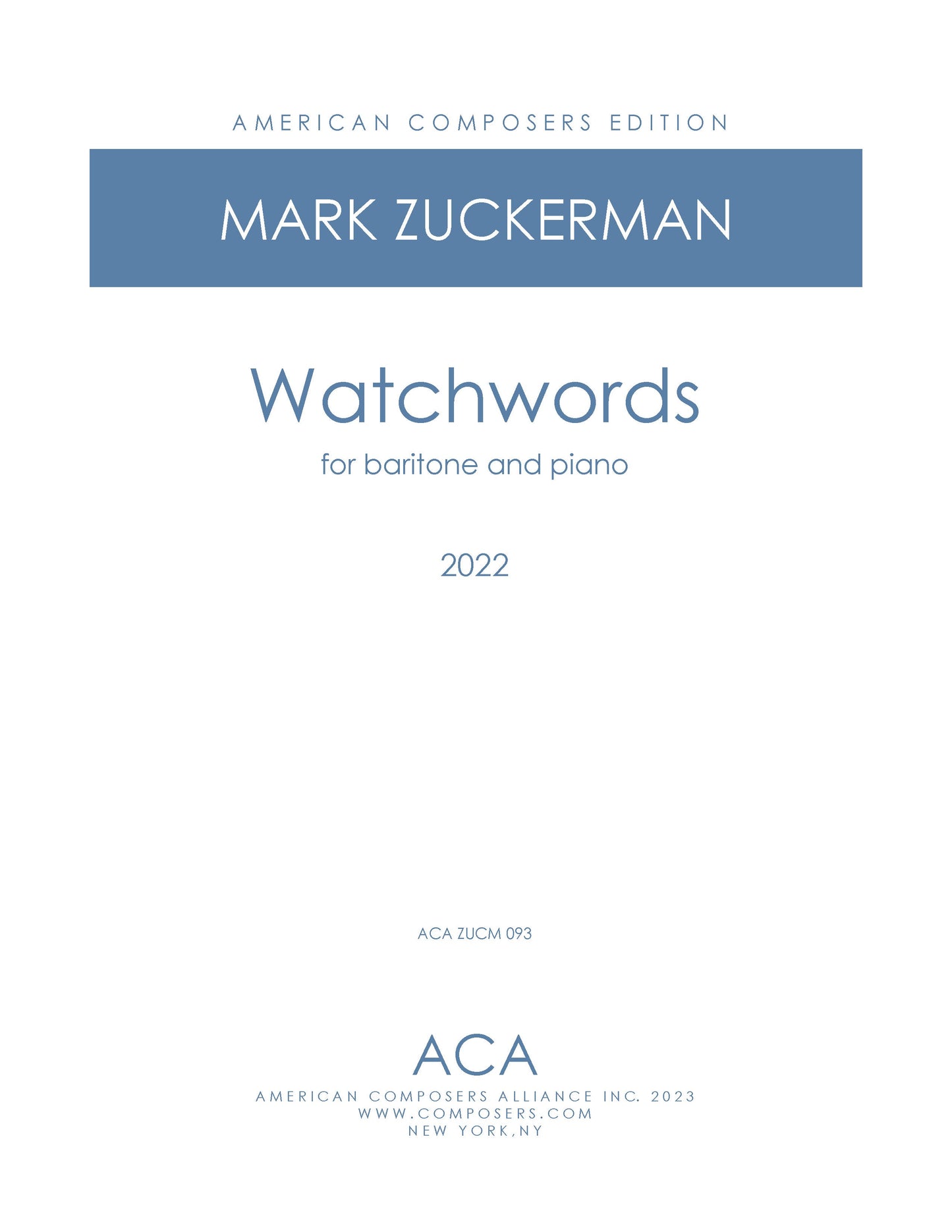 Watchwords