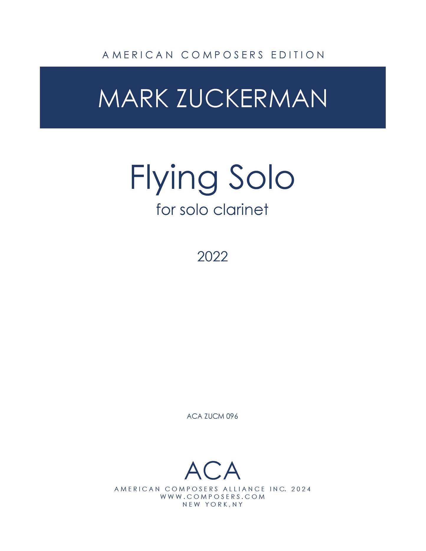 Flying Solo