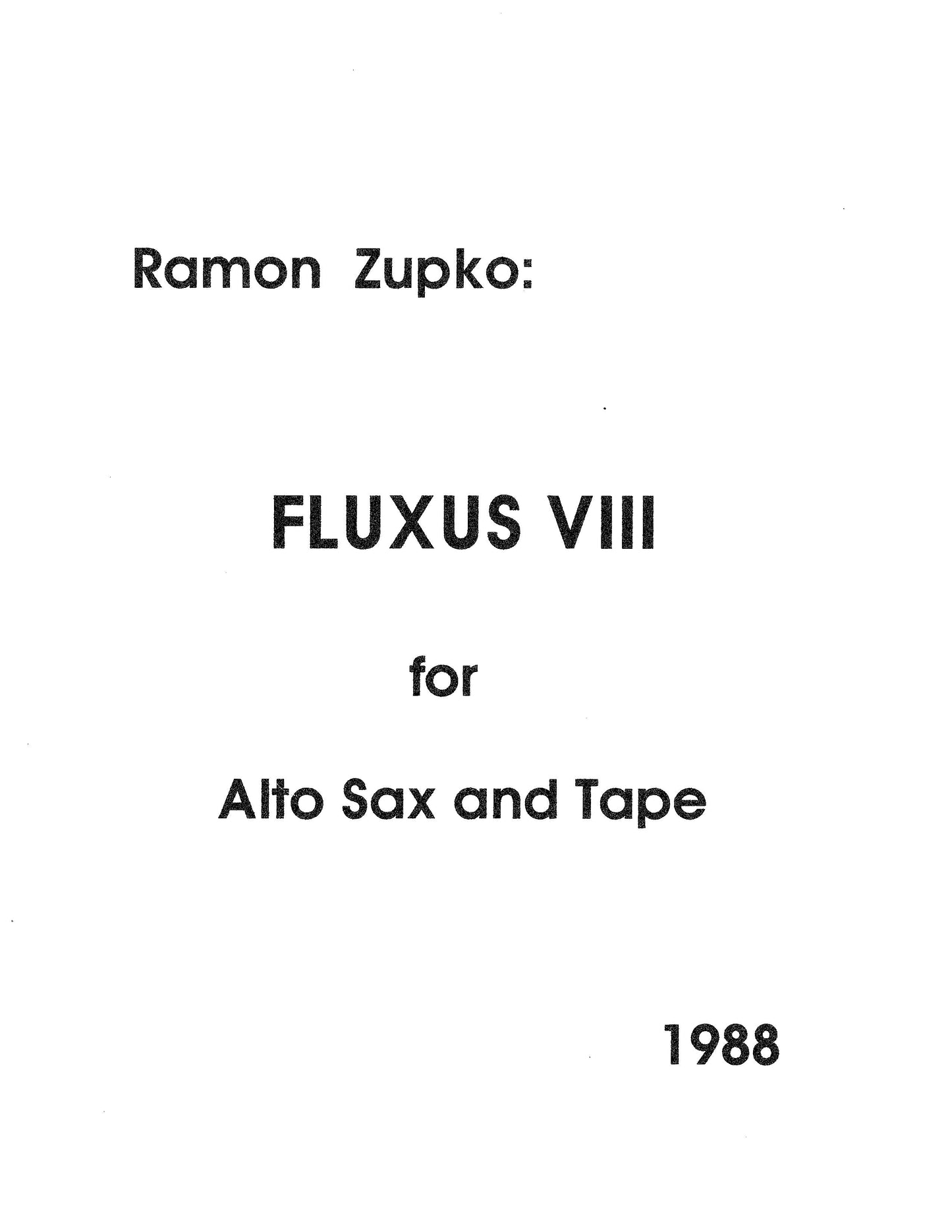 FLUXUS 8