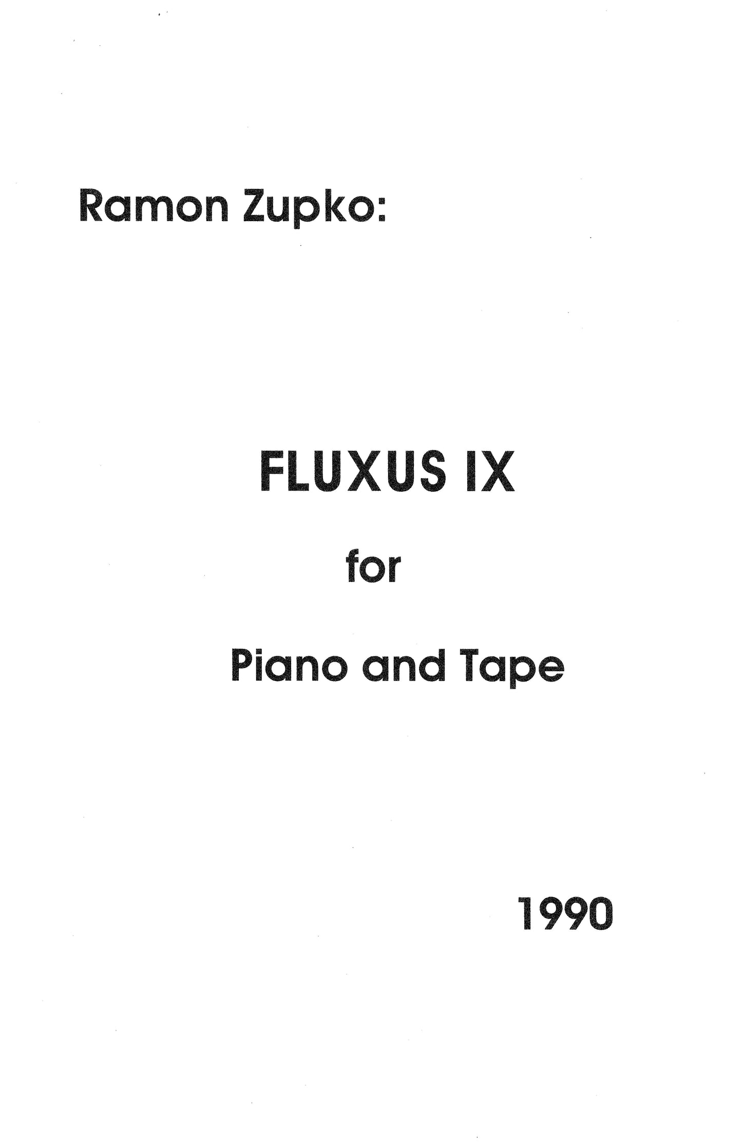 FLUXUS 9