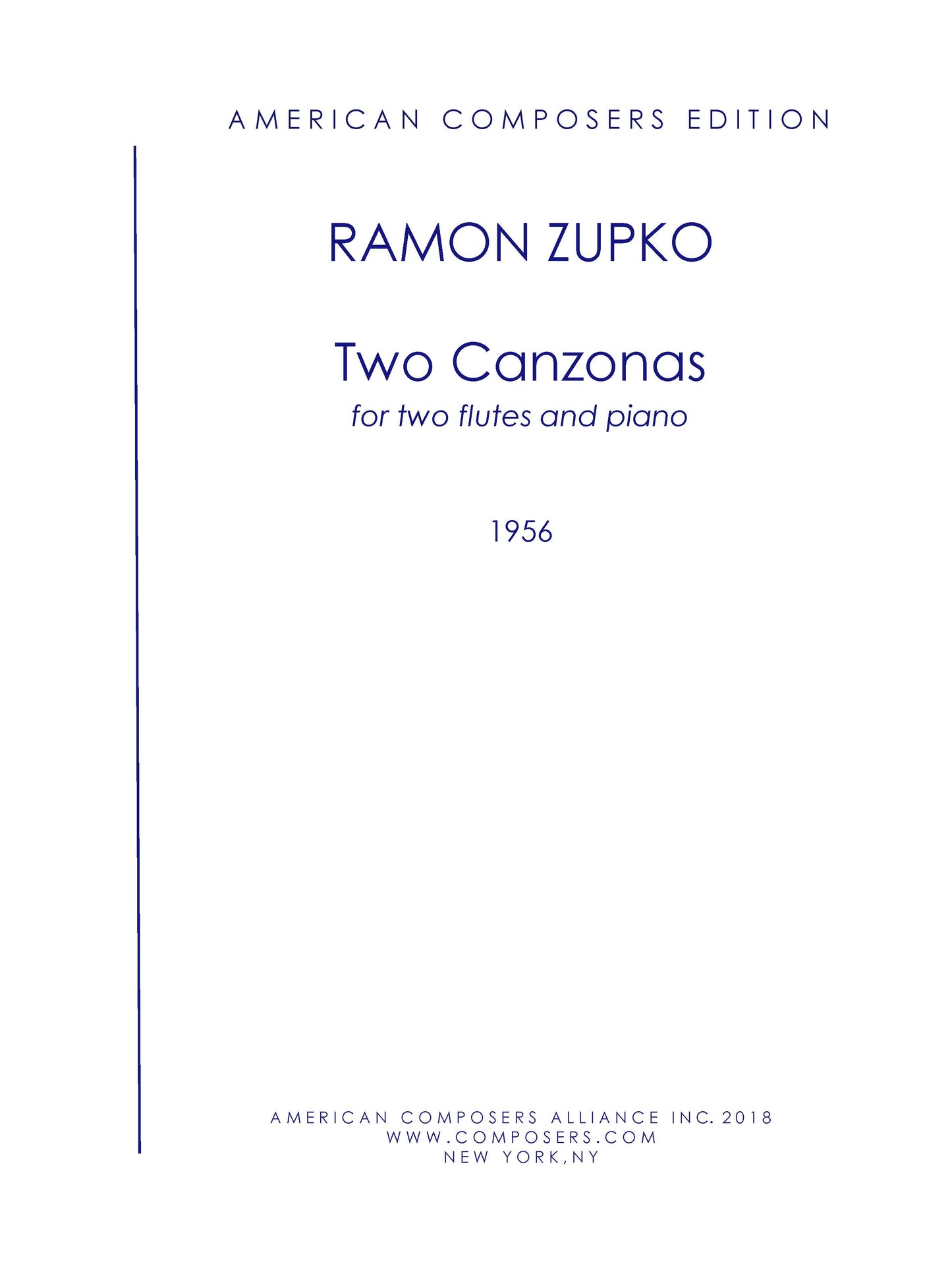 TWO CANZONAS