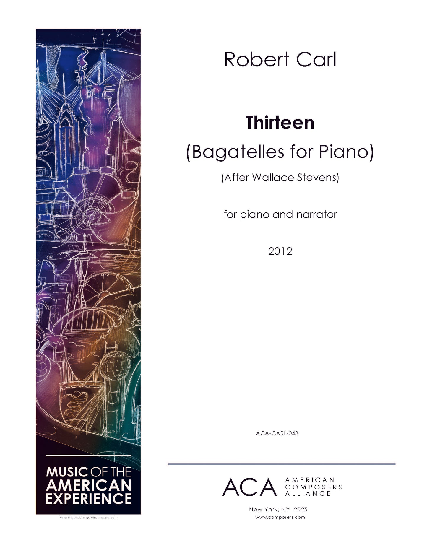 Thirteen Bagatelles For Piano (After Wallace Stevens)