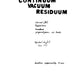 CONTINUUM,VACUUM,RESIDUUM