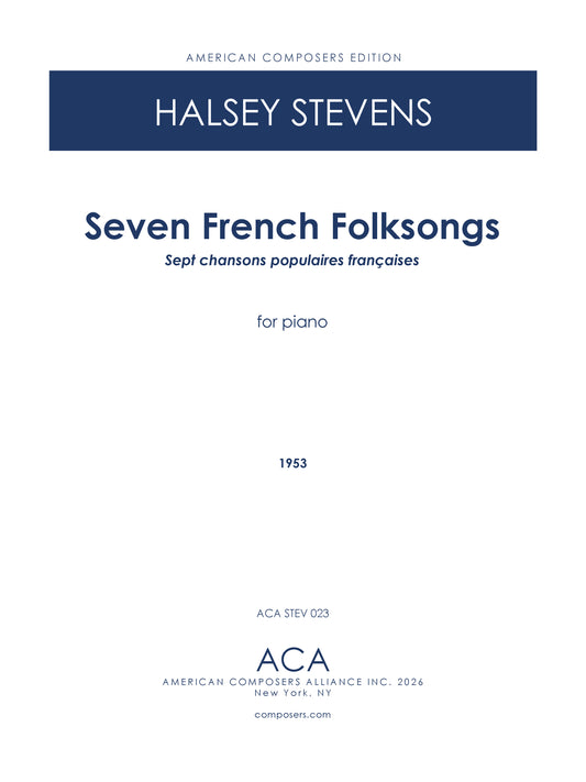 Seven French Folksongs