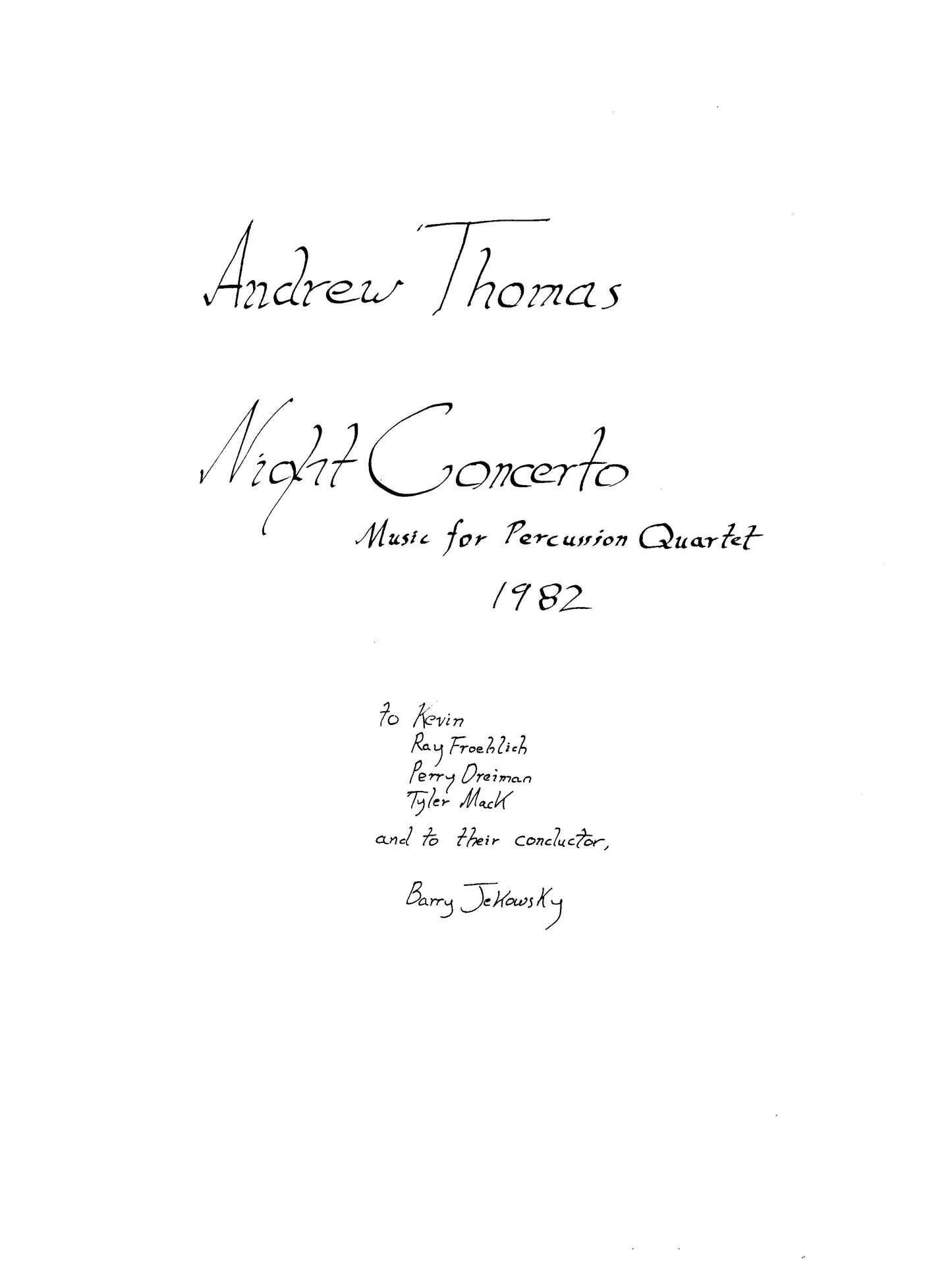 Night Concerto